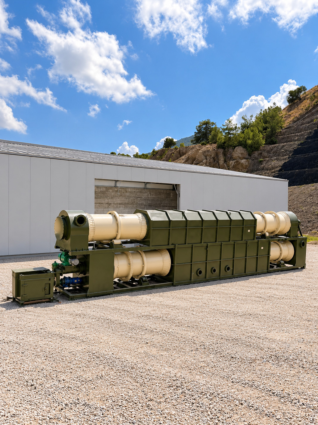 Full Capacity Continuous Biochar Carbonizer