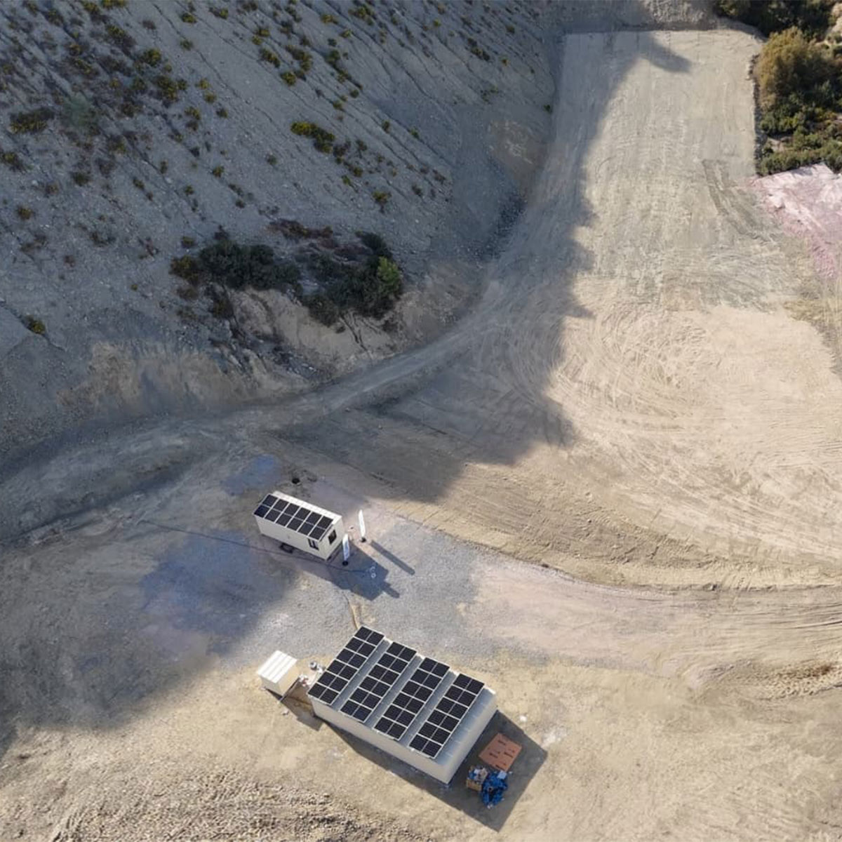 Initial Cyprus facility site preparation and utility setup